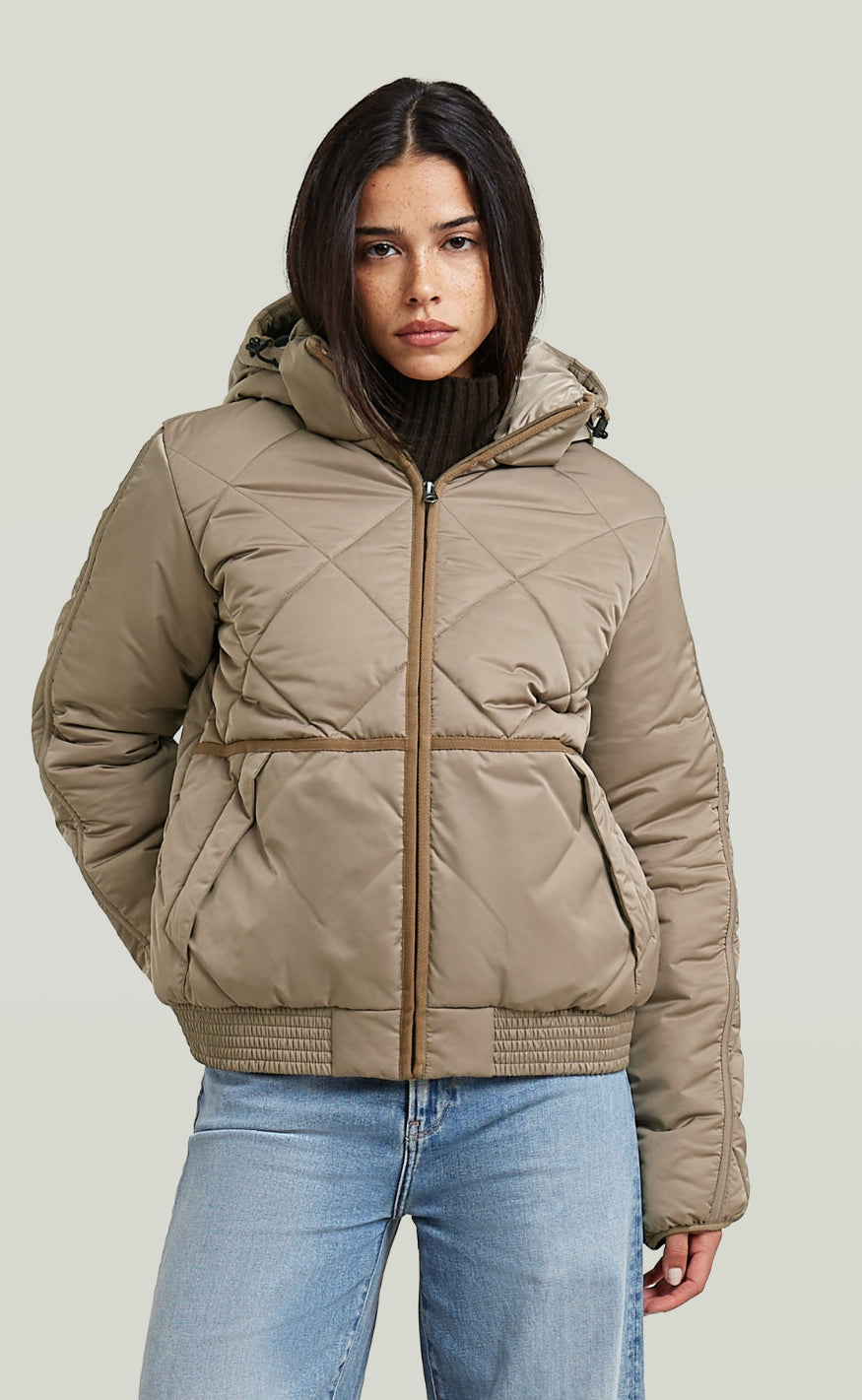 G-STAR Jakke - Cocoon Wmn - Fossil