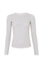 Black Colour Bluse - Jessie - Creme