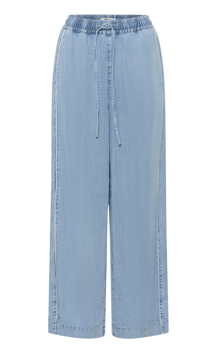 Gestuz Bukser - Sea - Mid Denim Blue