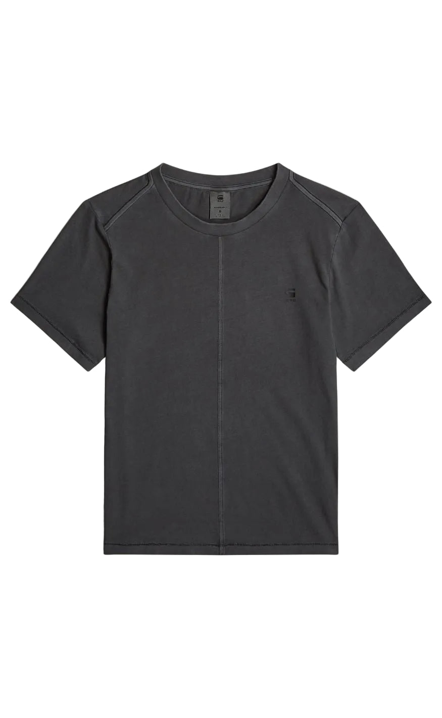 G-STAR T-Shirt - Overdyed r t wmn - DK Black GD