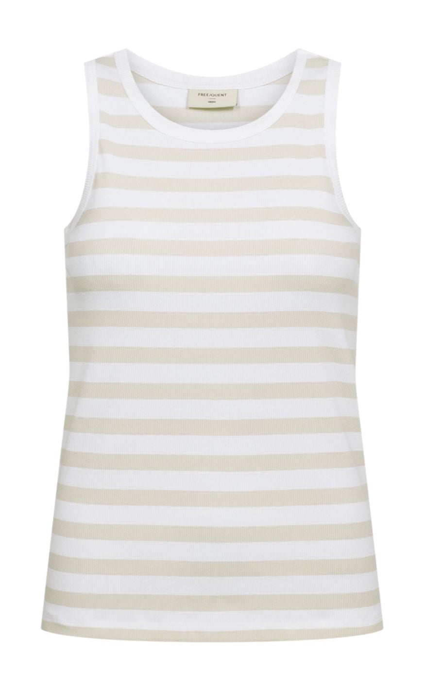 Freequent Topp - Effy - Brilliant White w. Moonbeam