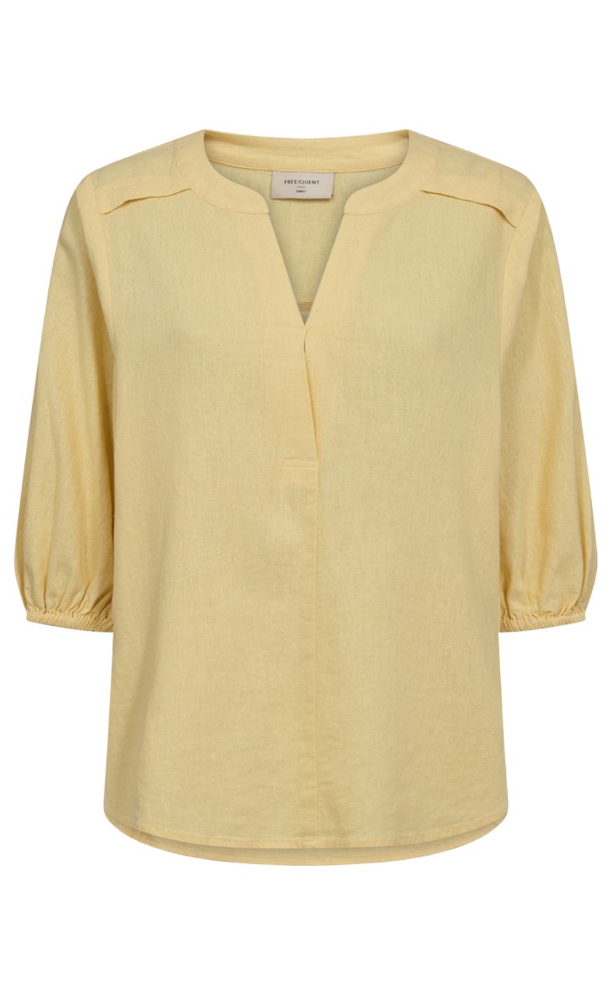 Freequent Bluse - Lava 204290 - Golden Haze