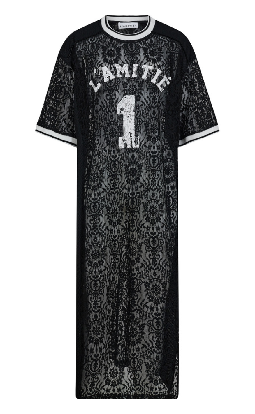 Haute L'Amitié Kjole - Lace Football - Black