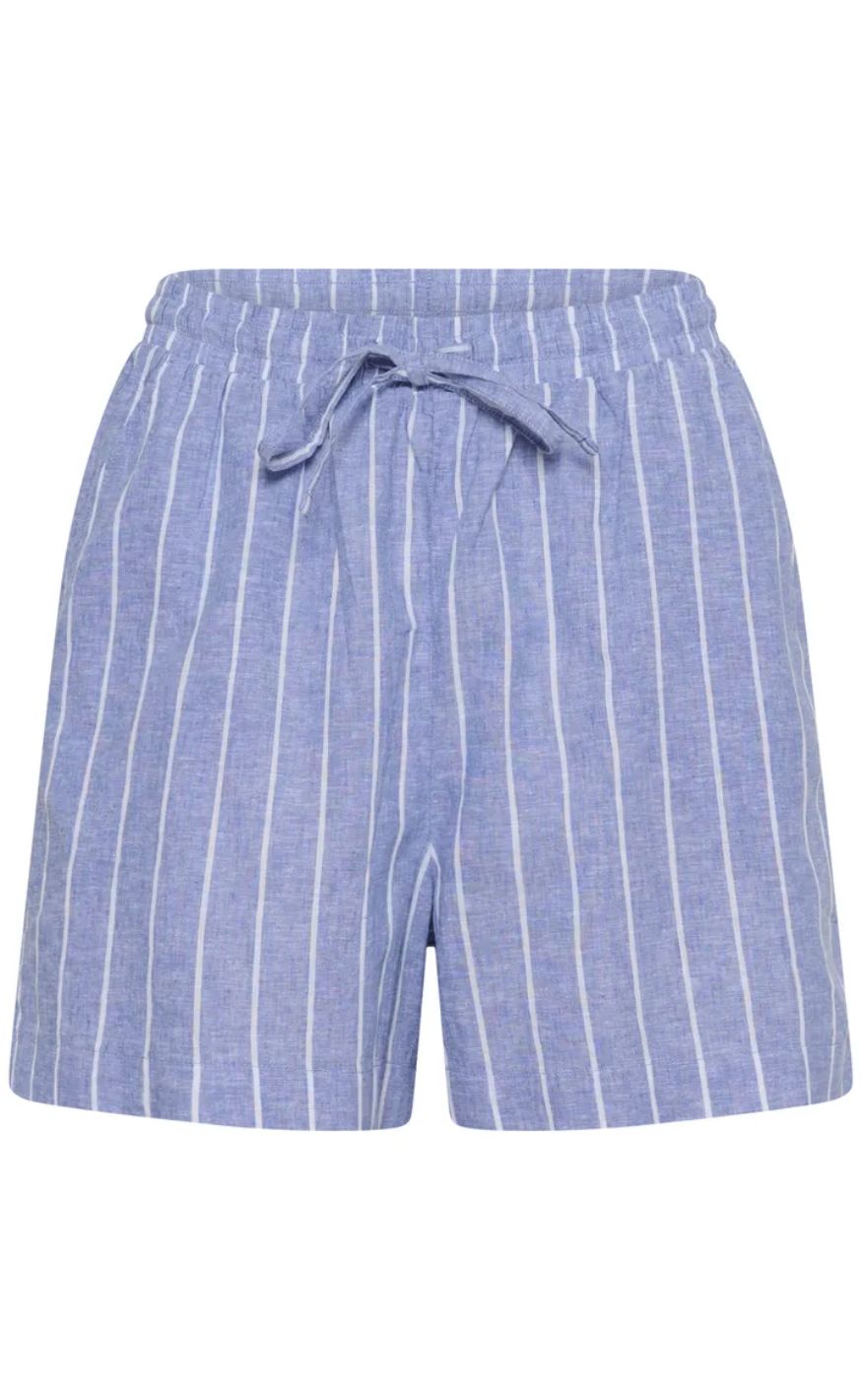 Culture Shorts - Arletty - Powder Blue/Gardenia Stripe