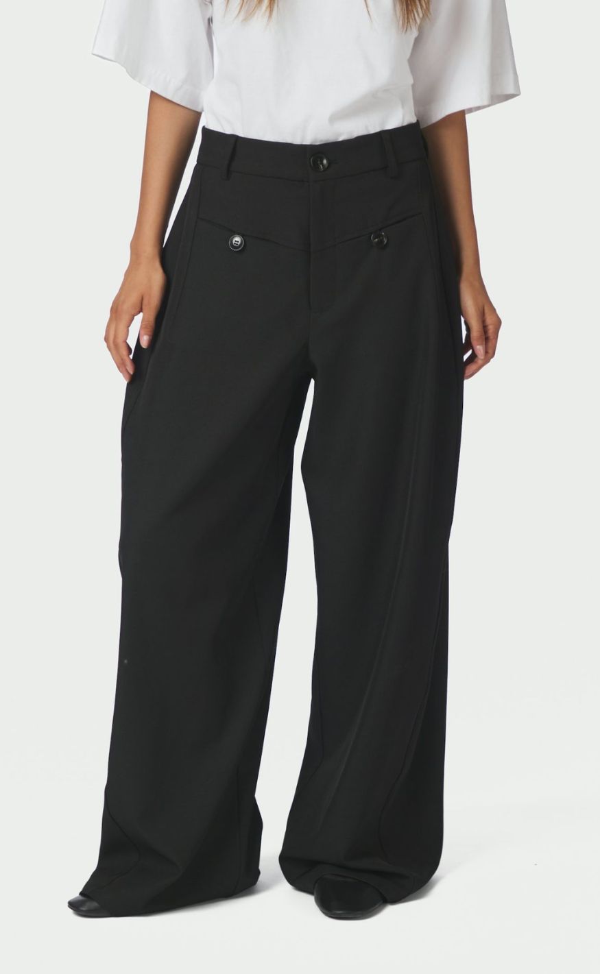 Neo Noir Bukser - Massie Structure - Black