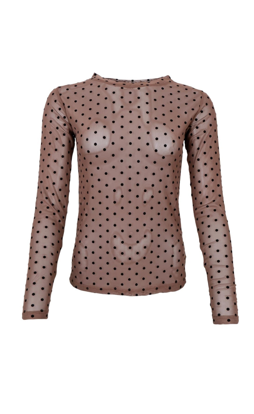 Black Colour Bluse - Jennie - Espresso