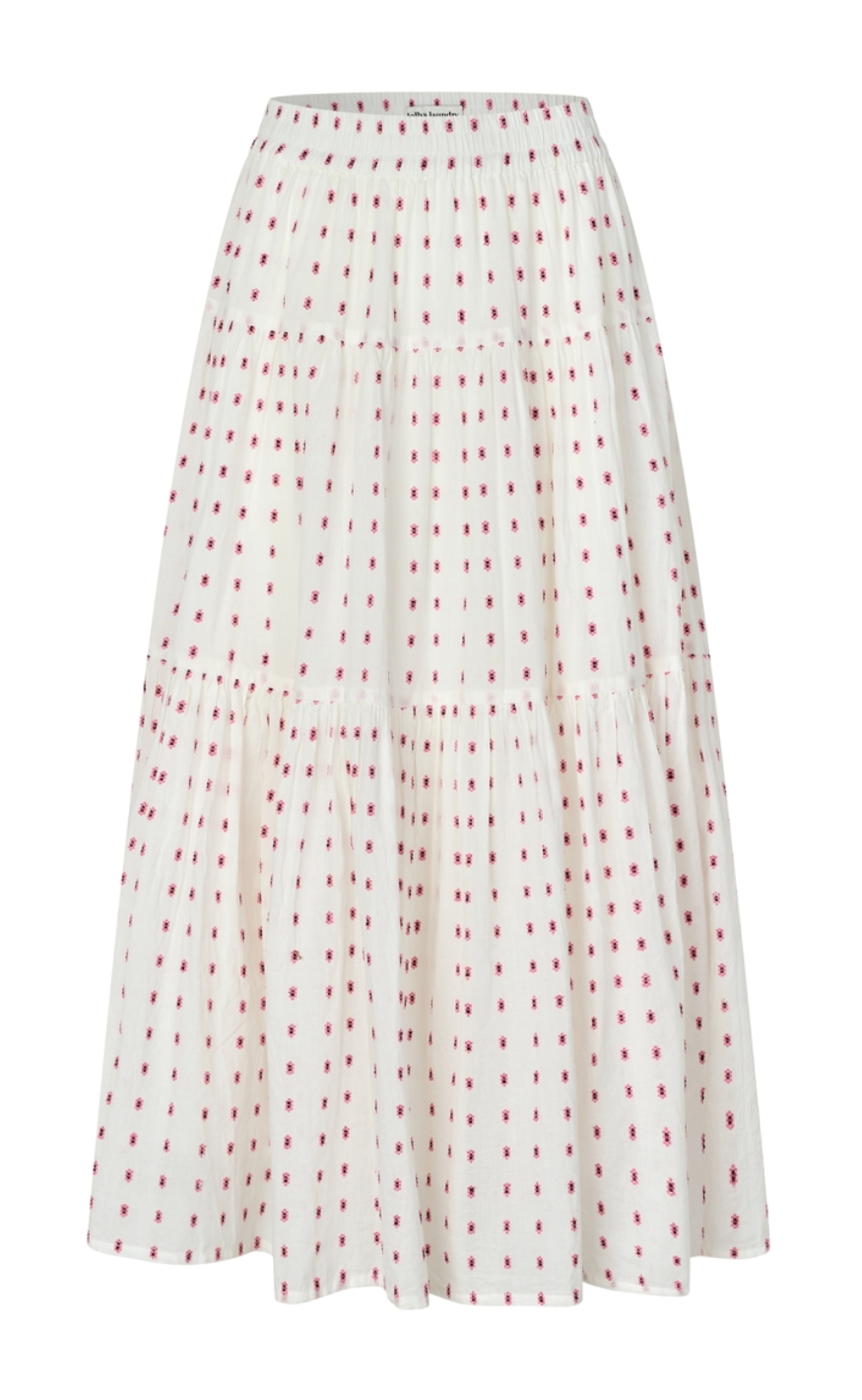 Lollys Laundry Skjørt - SunsetLL Maxi - Creme