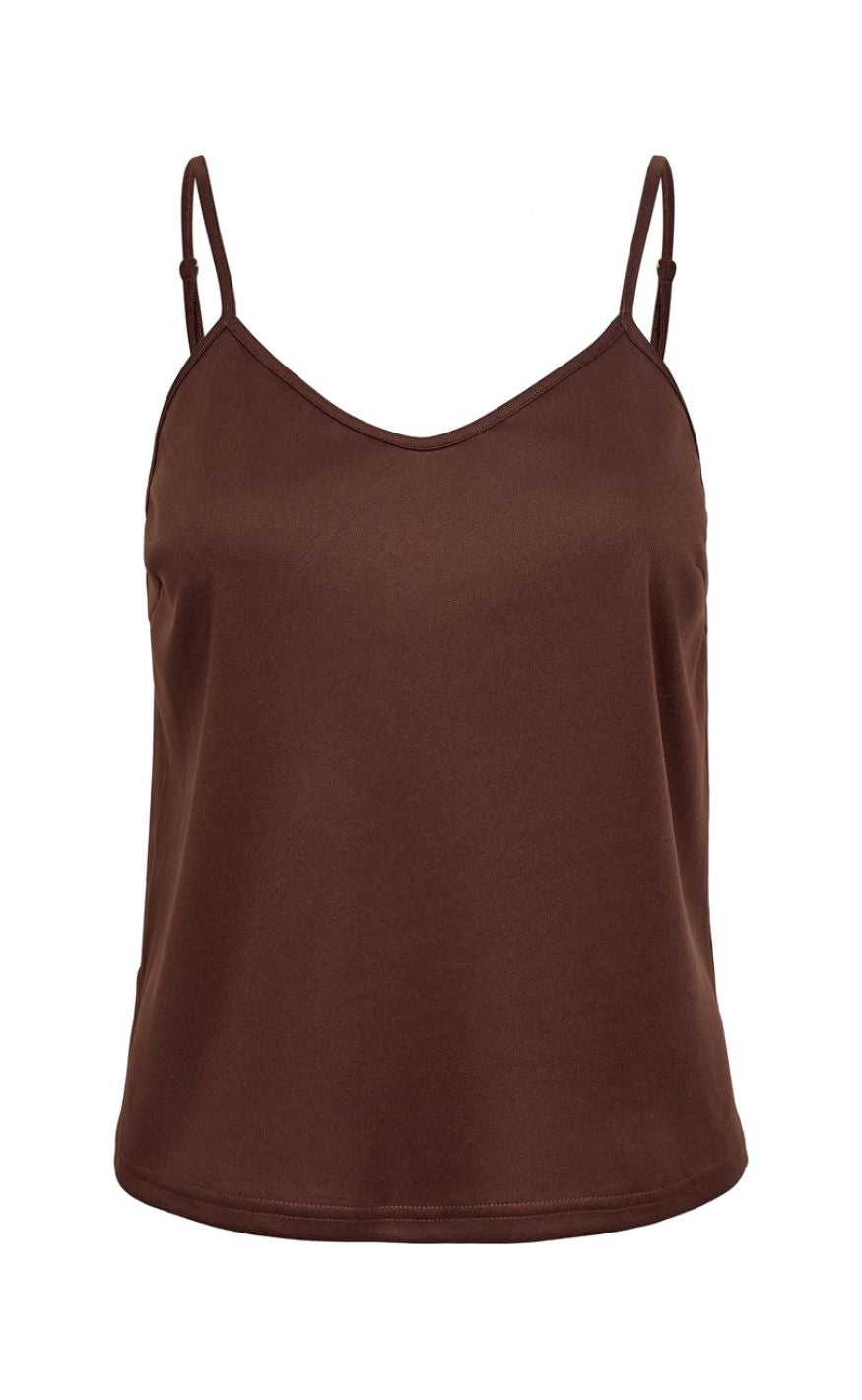 A-View Topp - Slip - Dark Brown