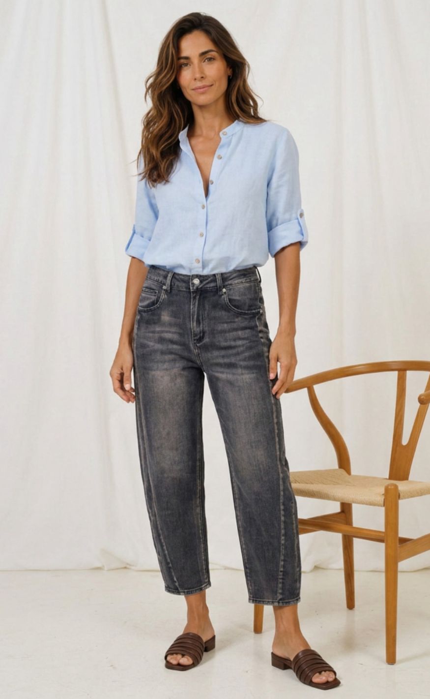 Marta Du Chateau Jeans - Fah - Denim