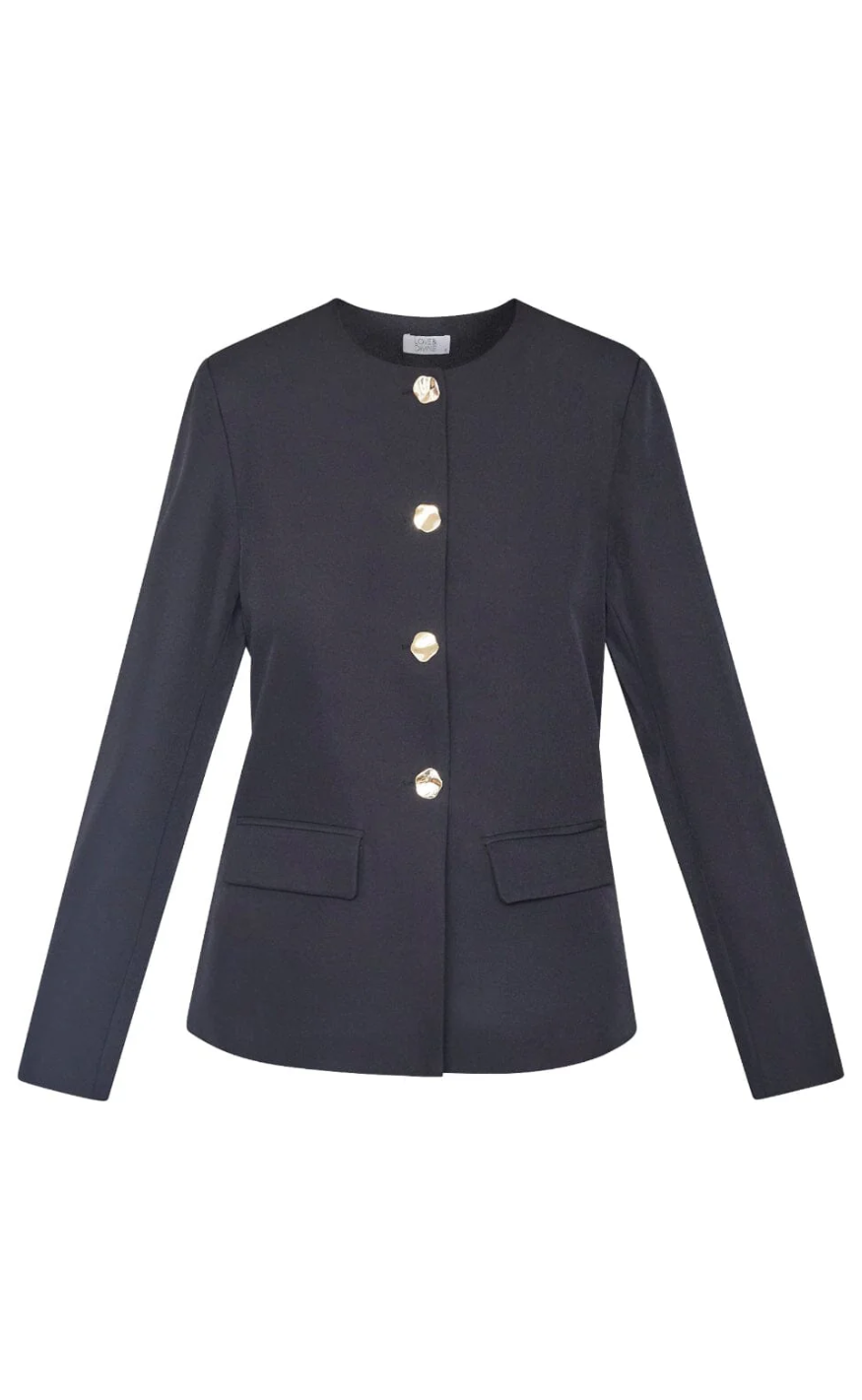 Love & Divine Blazer - Love1411 - Black
