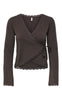 ONLY Cardigan - Kiss Wrap - Chocolate Torte