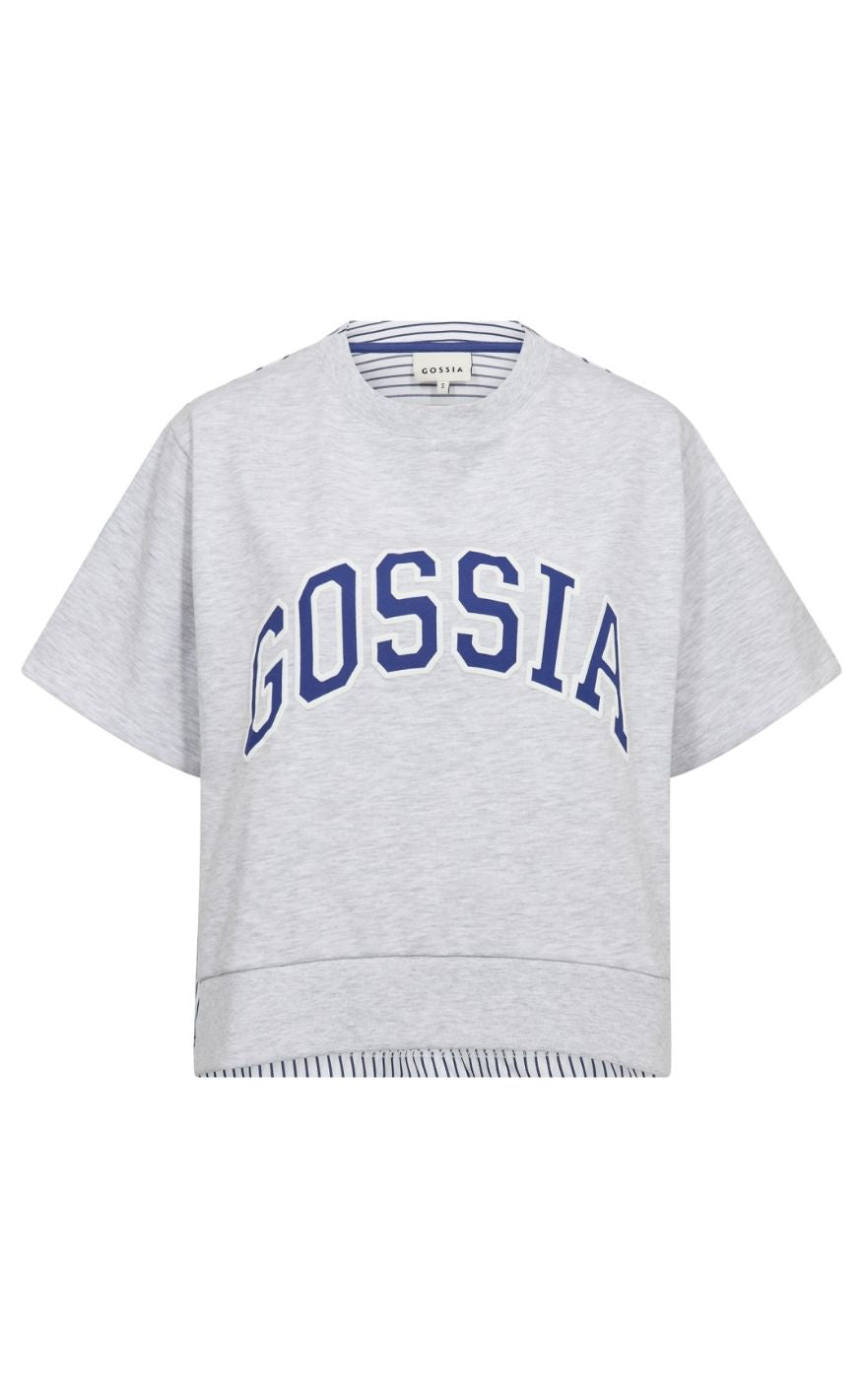 Gossia T-Shirt - Wela mix - Light Grey Melange