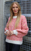 A-View Strikkegenser - Stavanger - Off White/Pink