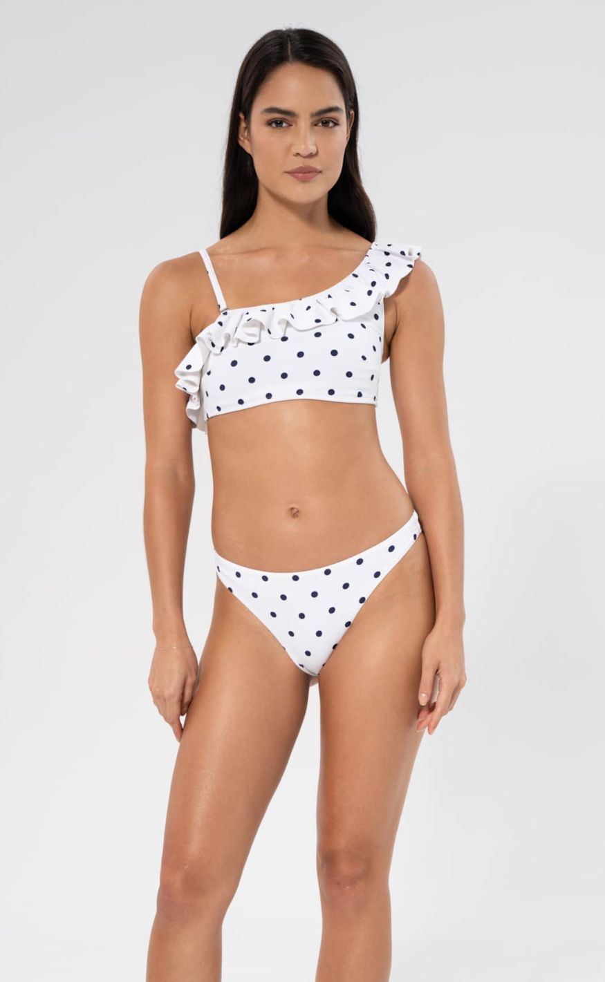 Panos Emporio Bikinitopp/Topp - Helle Polka Dot - White/Navy