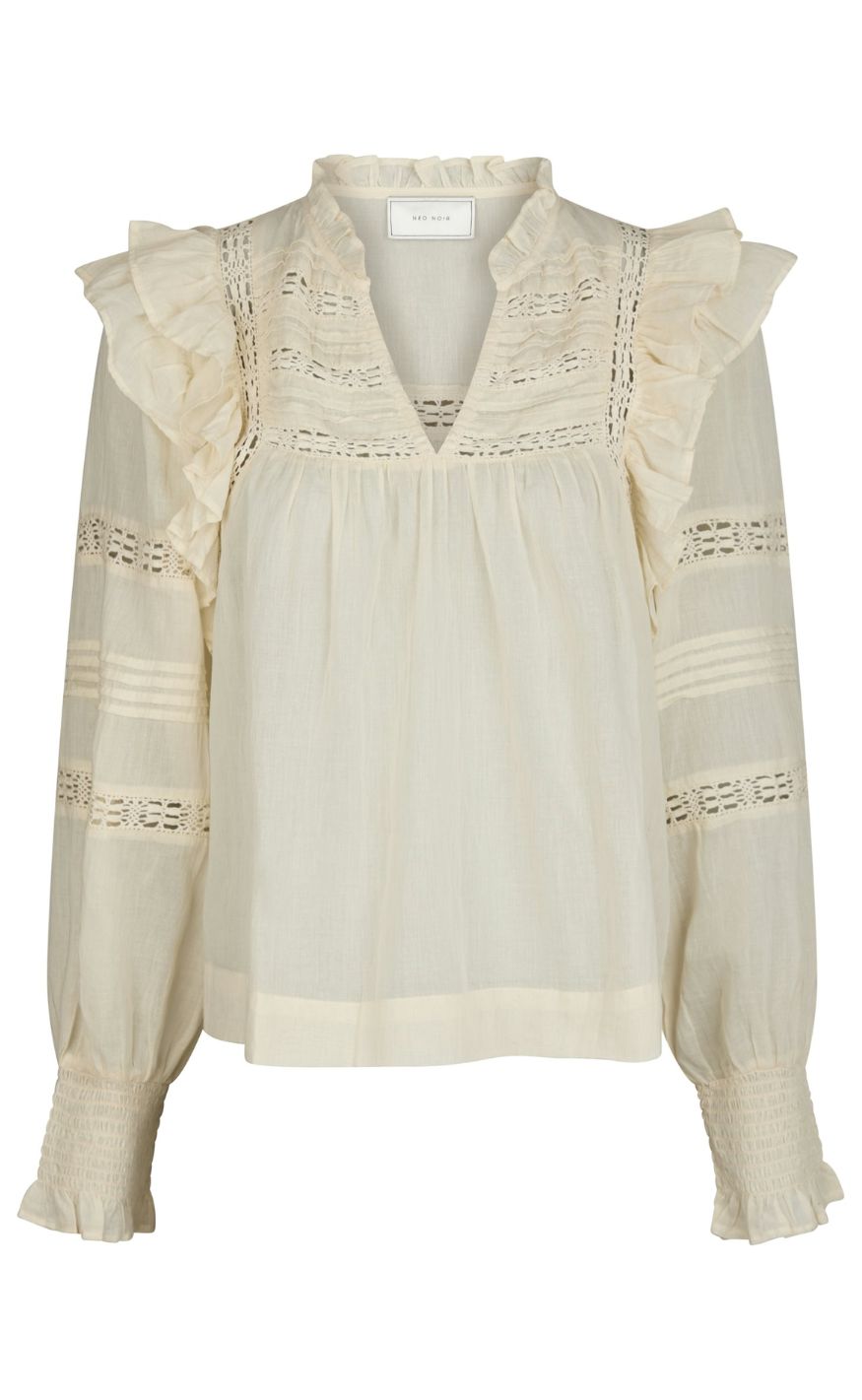 Neo Noir Bluse - Mauri S Voile - Light Yellow