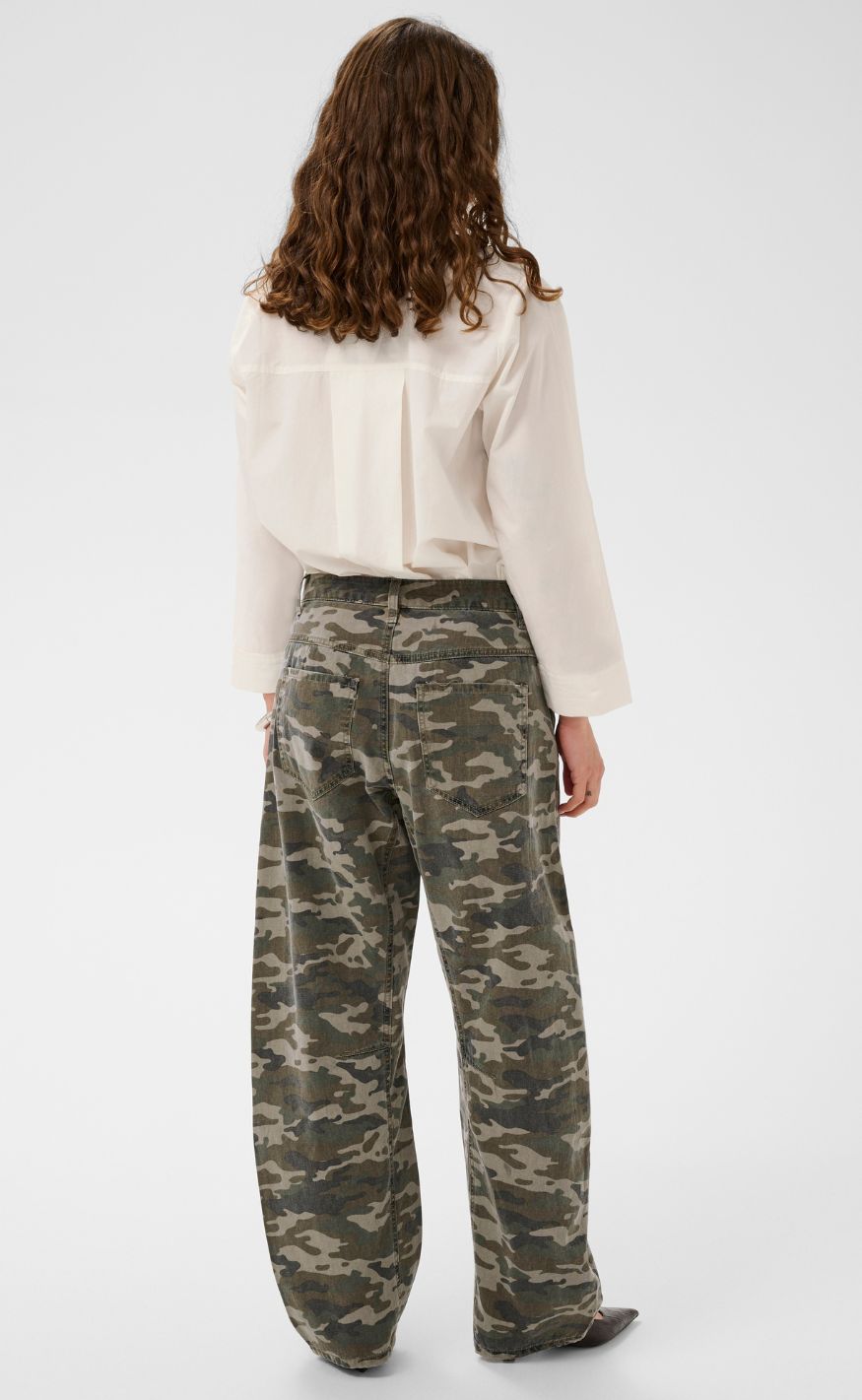 Culture Bukser - Camila Barrel - Camouflage