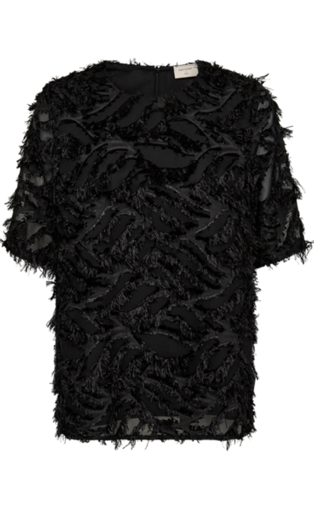 Freequent Bluse - Villa - Black