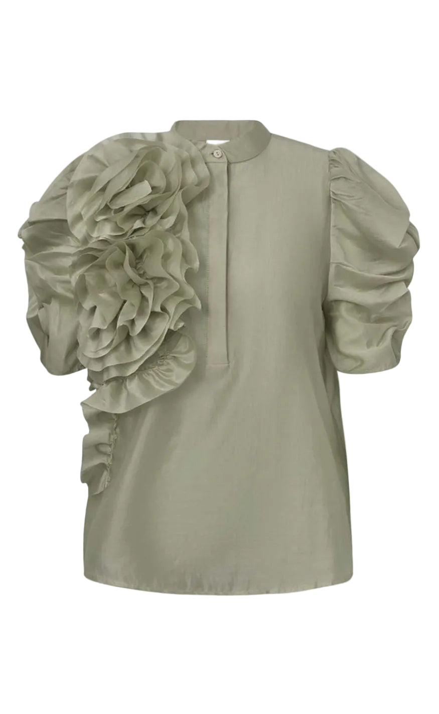 Gossia Bluse - Annsofi - Light Dusty Green