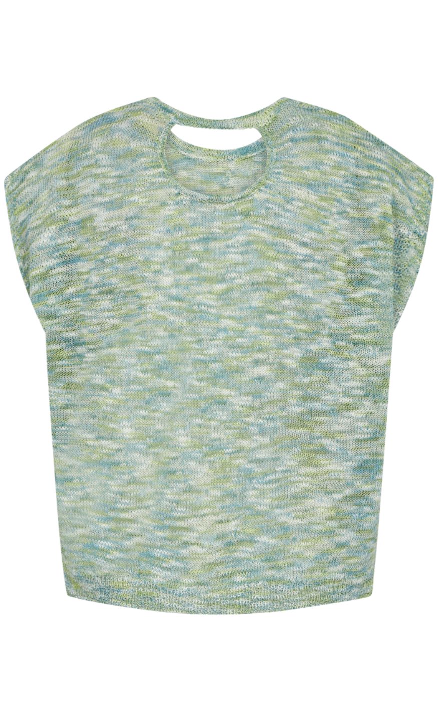 Freequent Topp - Valter - Sharp Green w. Brilliant White