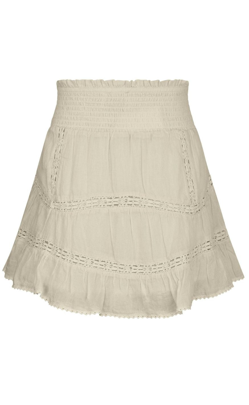 Neo Noir Skjørt - Robby S Voile - Light Yellow