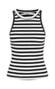 MbyM Topp - Jaxson-M - White Black Stripe