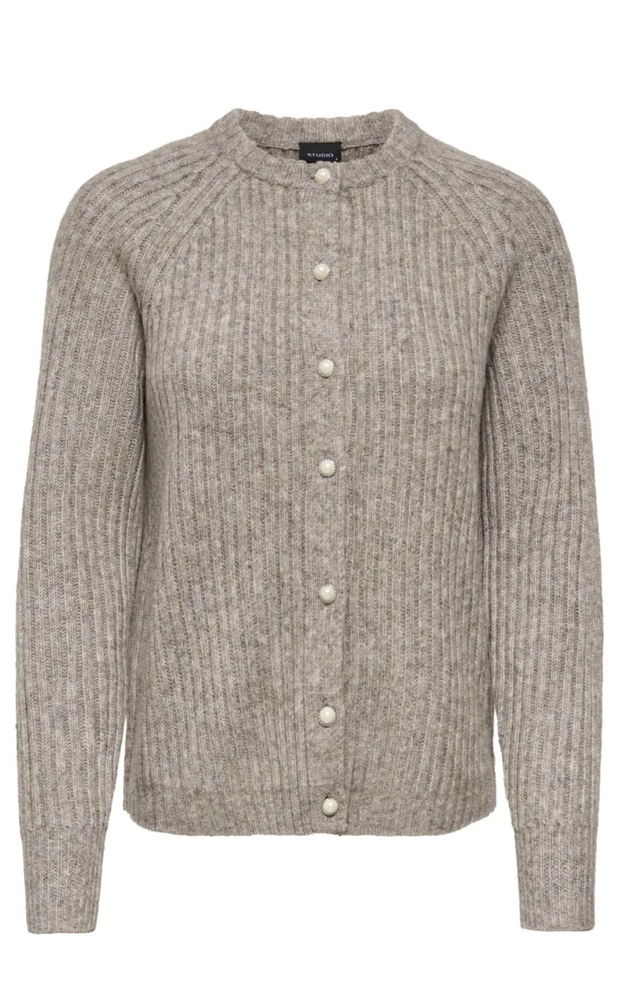 ONLY Cardigan - Kalibu - Silver Mink Melange