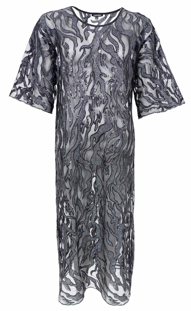 Black Colour Kjole - Maggie - Black Silver