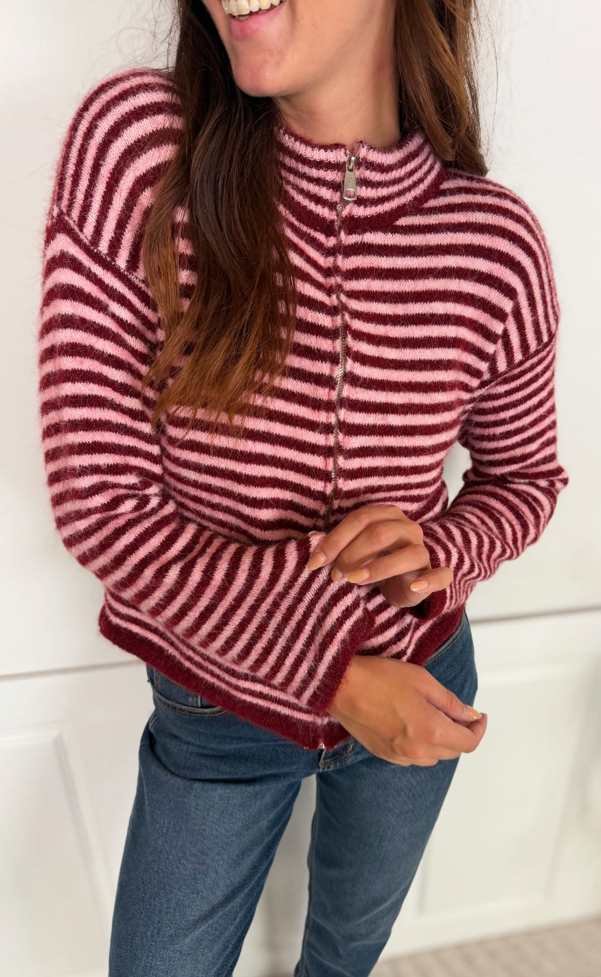 Marta Du Chateau Cardigan - Anais - Bordeaux