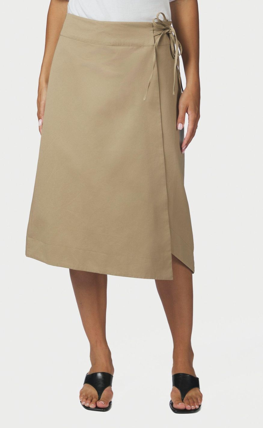 Neo Noir Skjørt - Juna Twill - Taupe