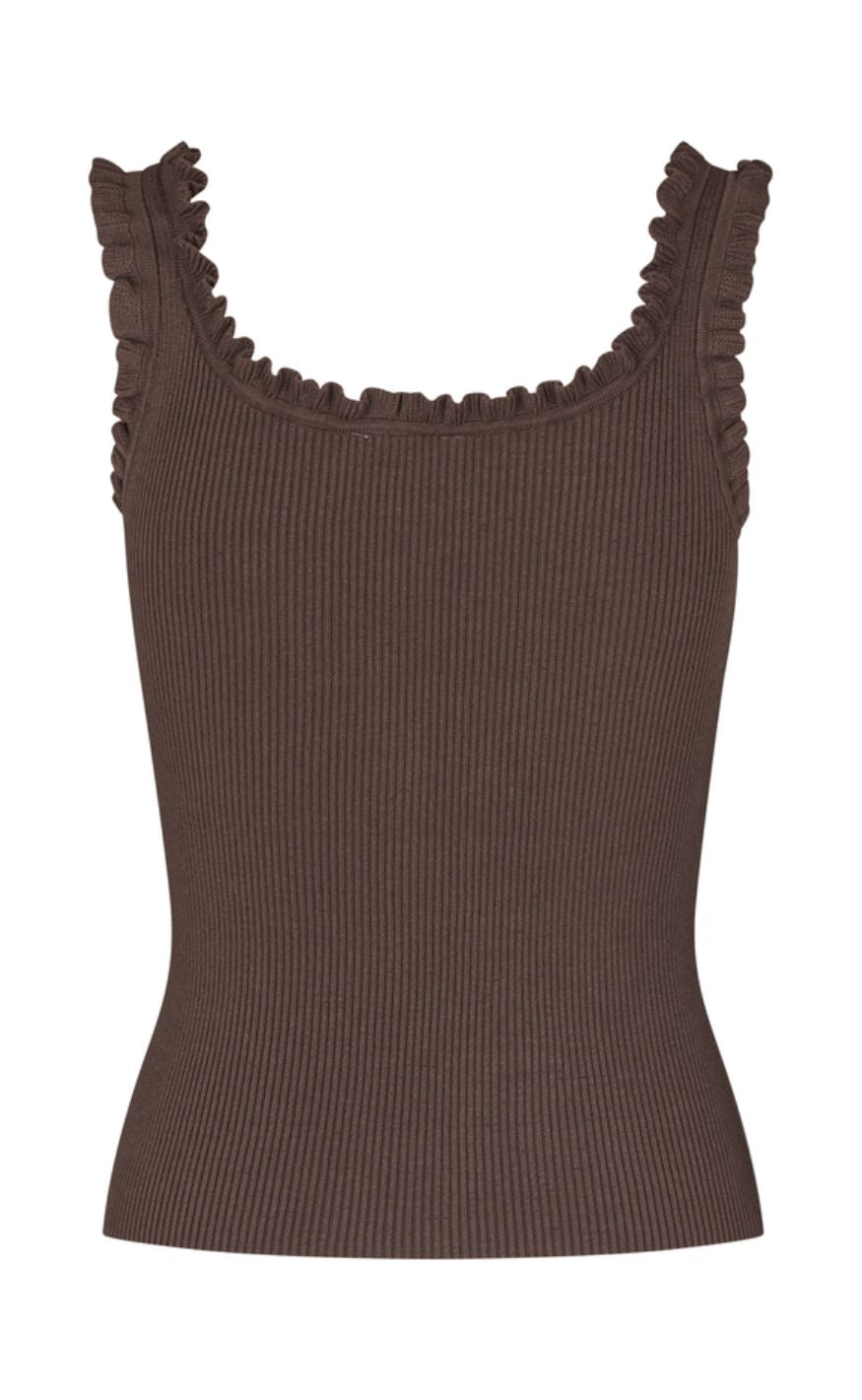 MbyM Topp - Elinne - Chocolate Brown