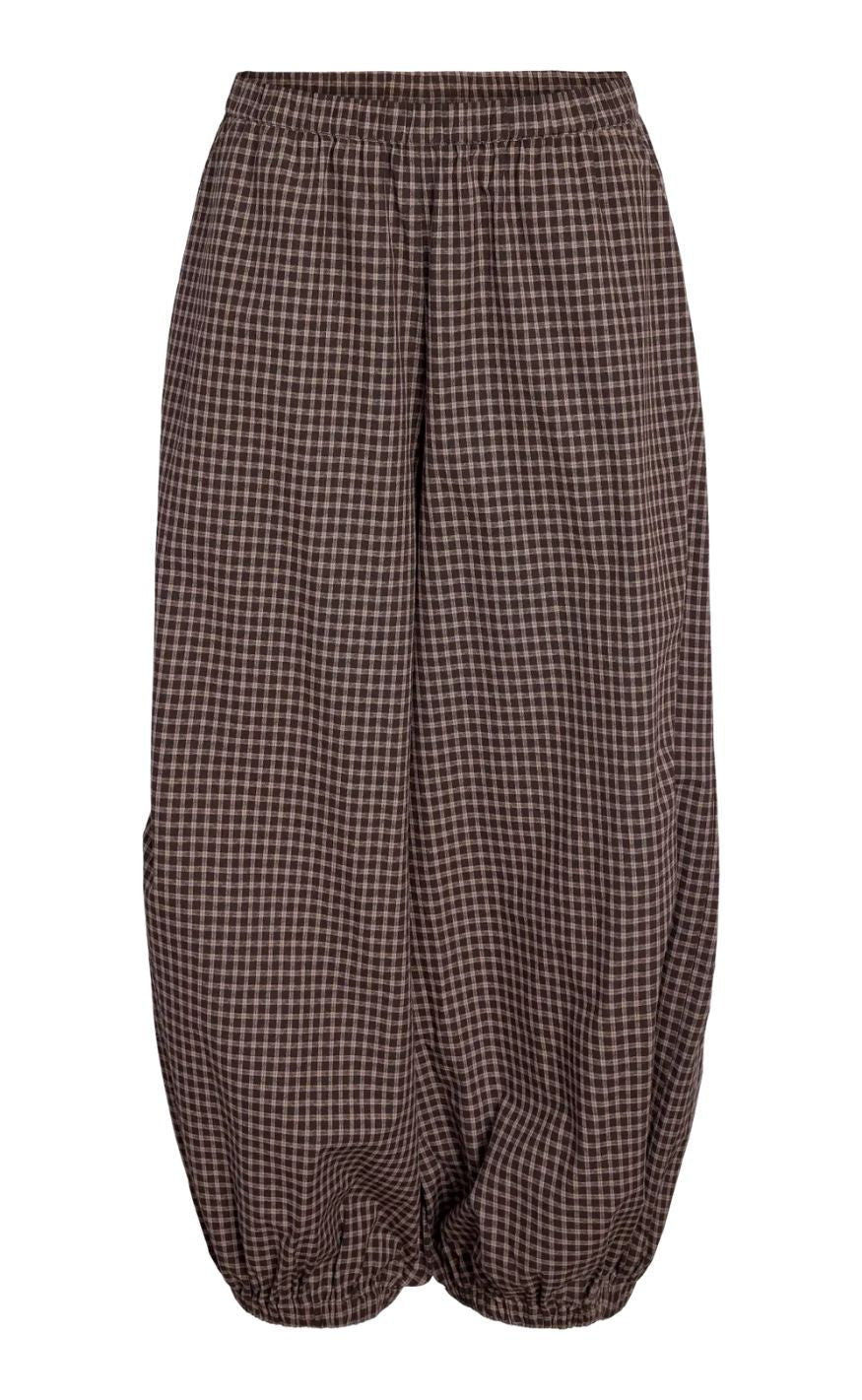 Noisy May Bukser - Trix Balloon - Chocolate Brown/Beige