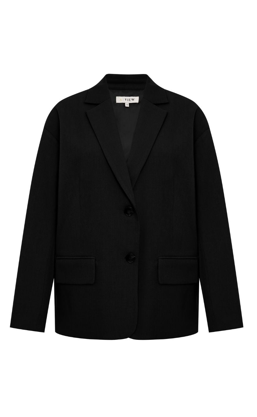 A-View Blazer - Allium - Black