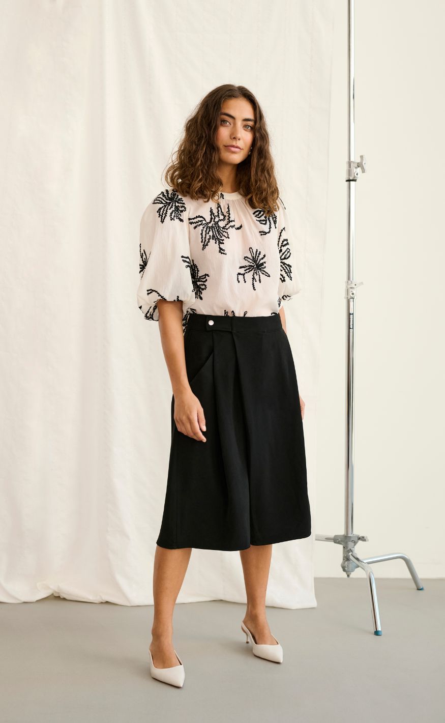 Culture Bluse - Bisera - Oyster Gray