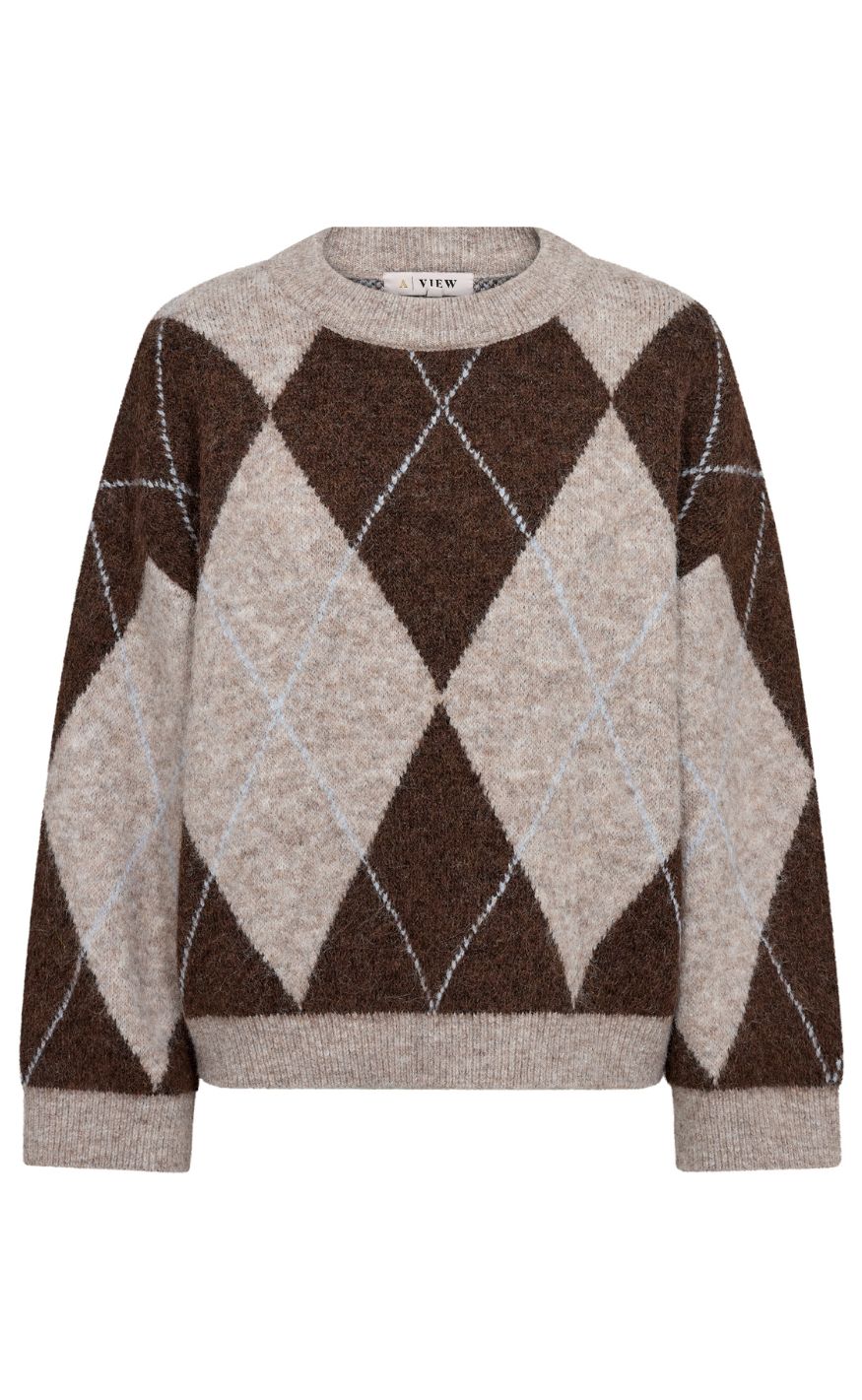 A-View Genser - Harlekin - Dark Brown