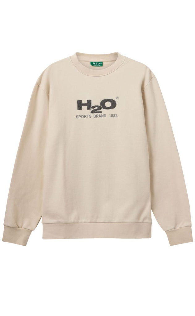 H2O Sweatshirt - Logo - Chalk/Grey