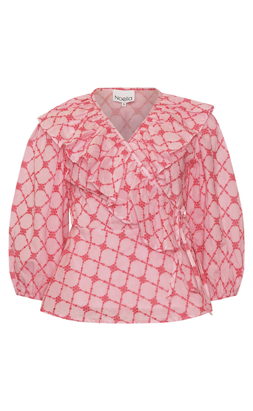 Noella Bluse - Kolina - Pink Lemonade