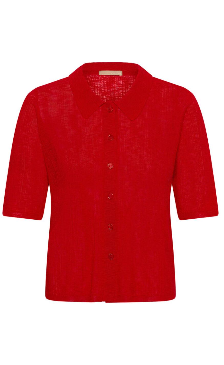 Culture T-shirt - Augustine SS Polo - Fiery Red