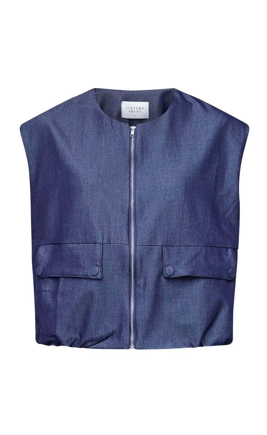 Sisters Point Vest - GARWIN-VE5 - L.Denim