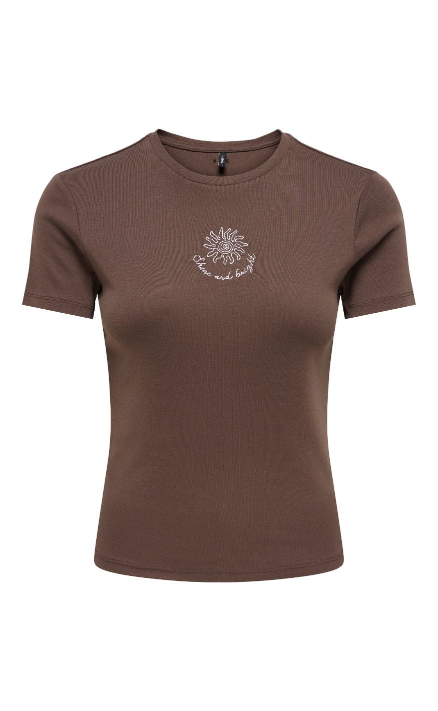 ONLY T-shirt - Kira New - Chocolate Martini Flower Daisy