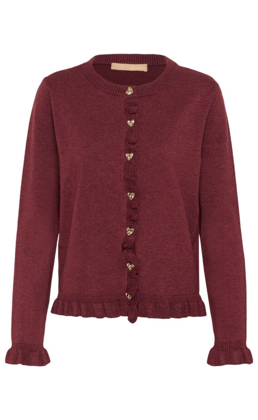 Culture Cardigan - Clare Annemarie - Chocolate Truffle Melange