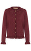 Culture Cardigan - Clare Annemarie - Chocolate Truffle Melange Solid