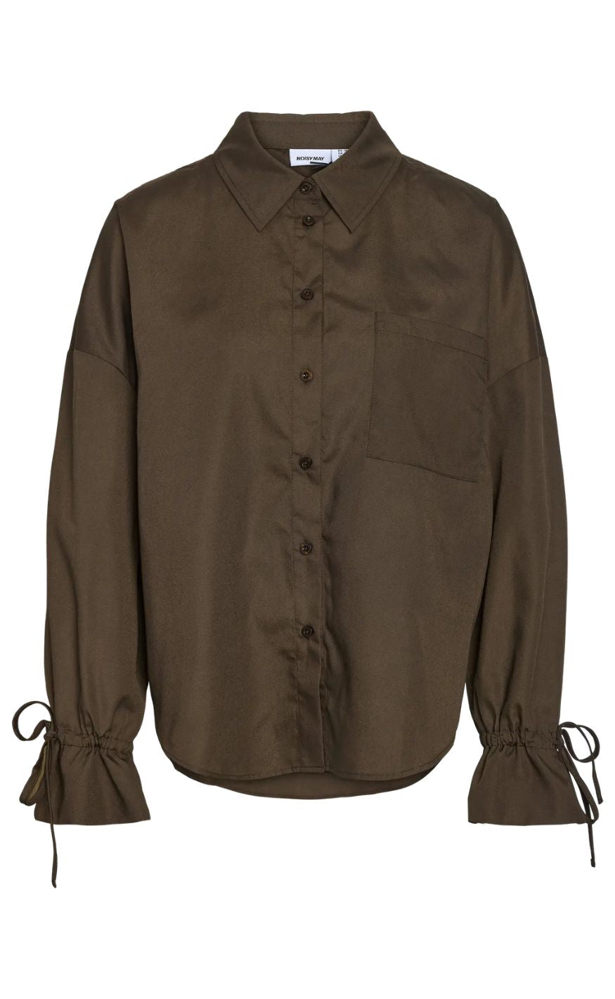 Noisy May Skjorte - Fjola - Chocolate Brown