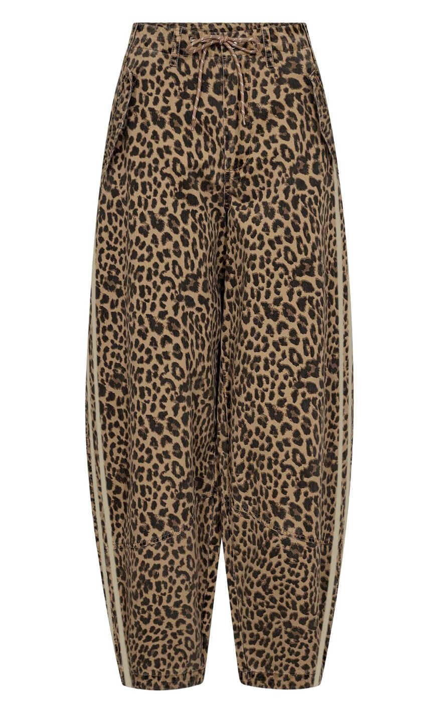 Gossia Bukser - Juliette - Leopard Print/Cream Stripe