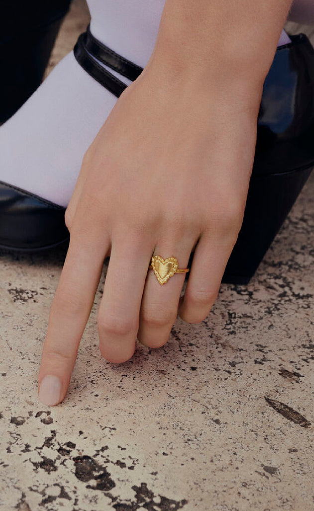 Maanesten Ring - Abra - Gold Colour