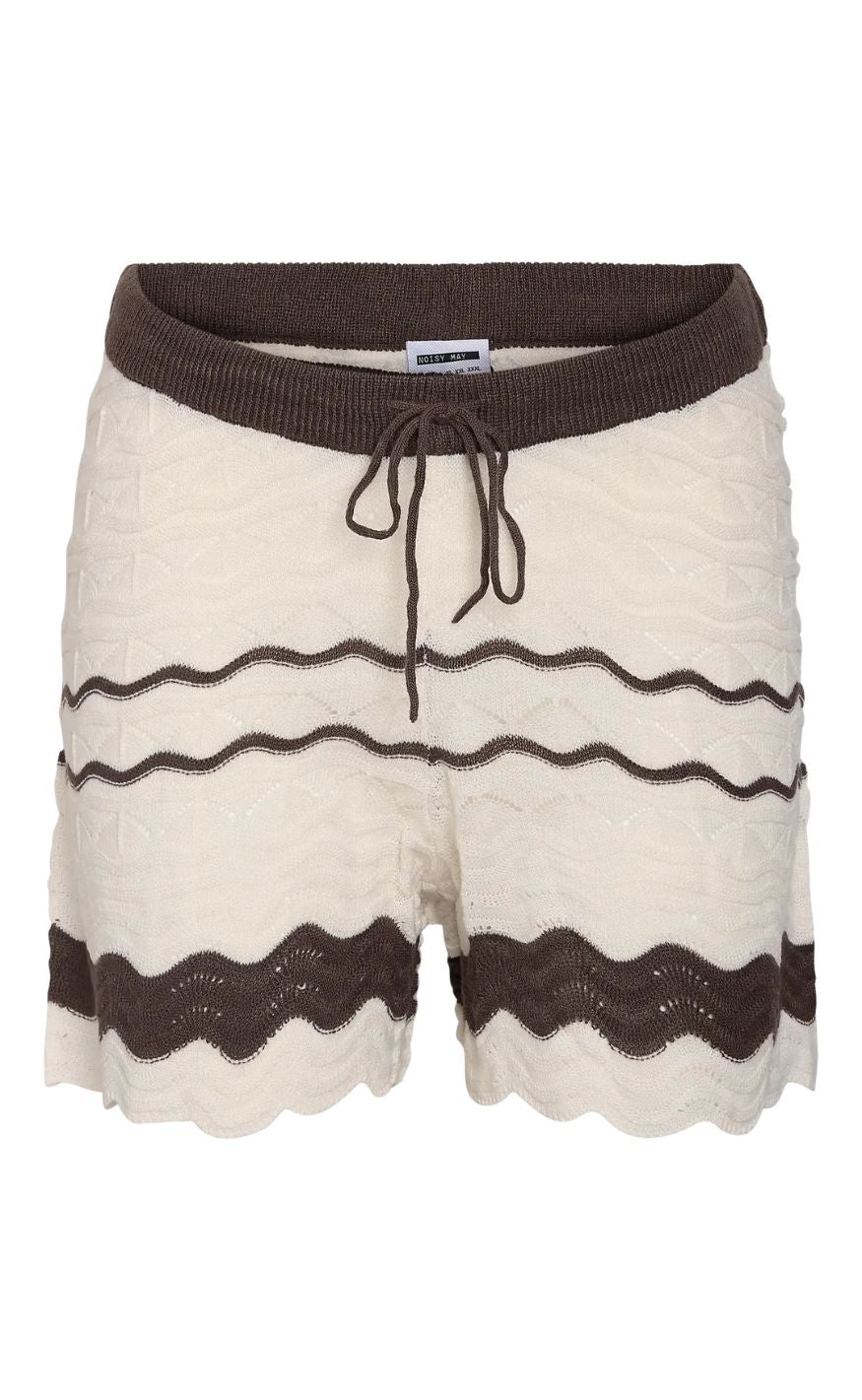 Noisy May Shorts - Sadie - Birch Chocolate Brown