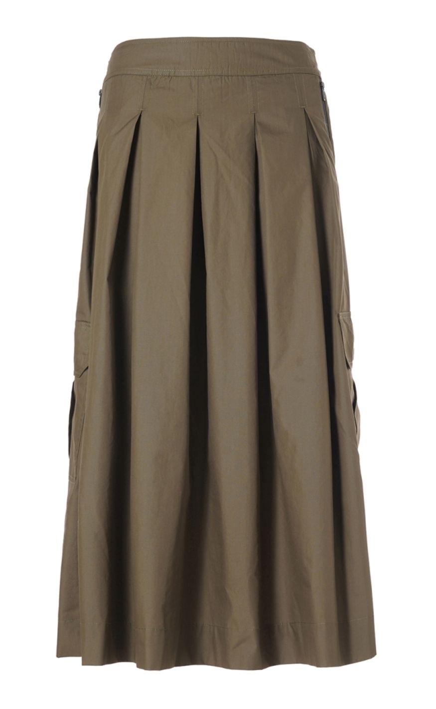 Luxzuz Skjørt - Malle - Dusty Olive