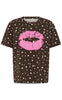 Culture T-skjorte - Nanni Gith - Brown/Whitecap Dot