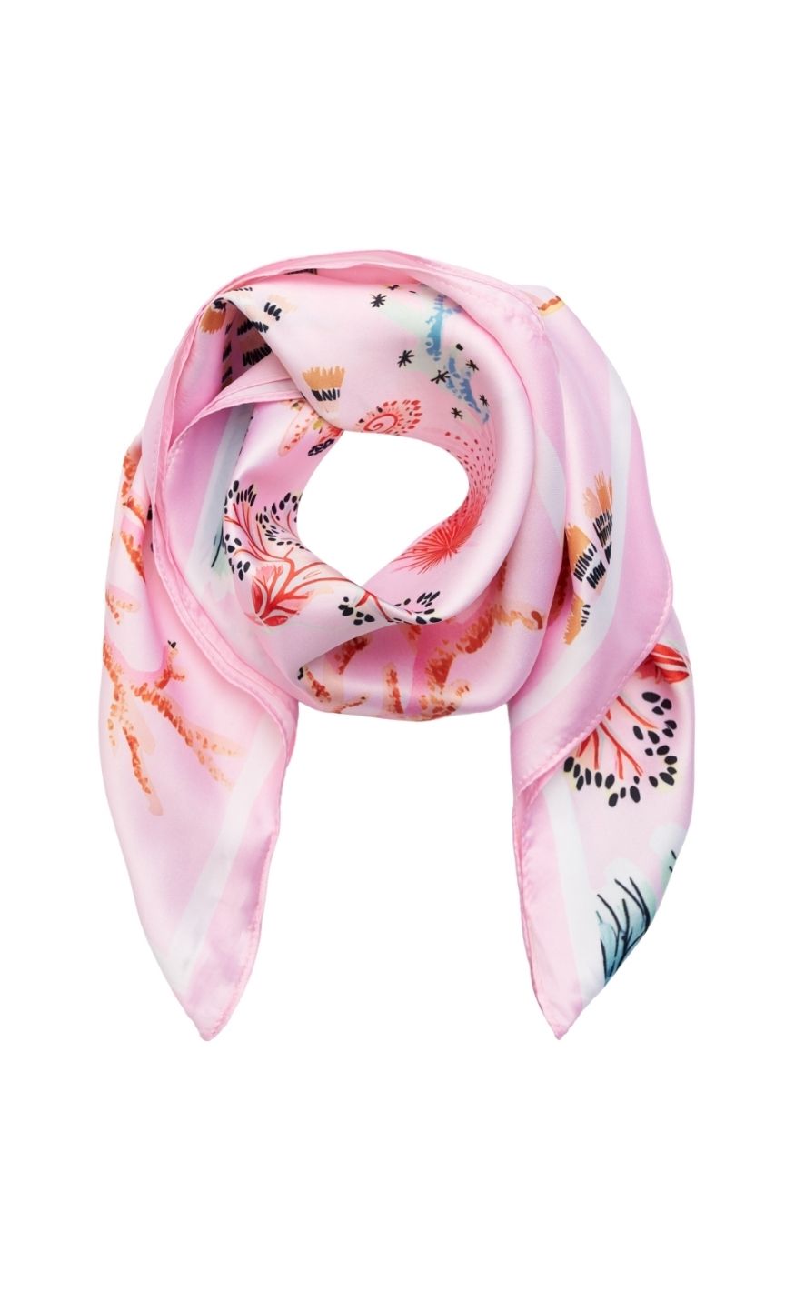 Marta Du Chateau Skjerf - Finja - Pink3538