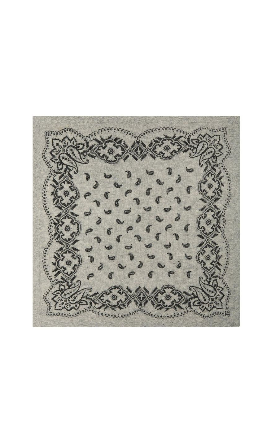 Neo Noir Skjerf - Adelina Paisley - Grey Melange