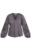 Love & Divine Bluse - Love1529-2 - Brown Stripe